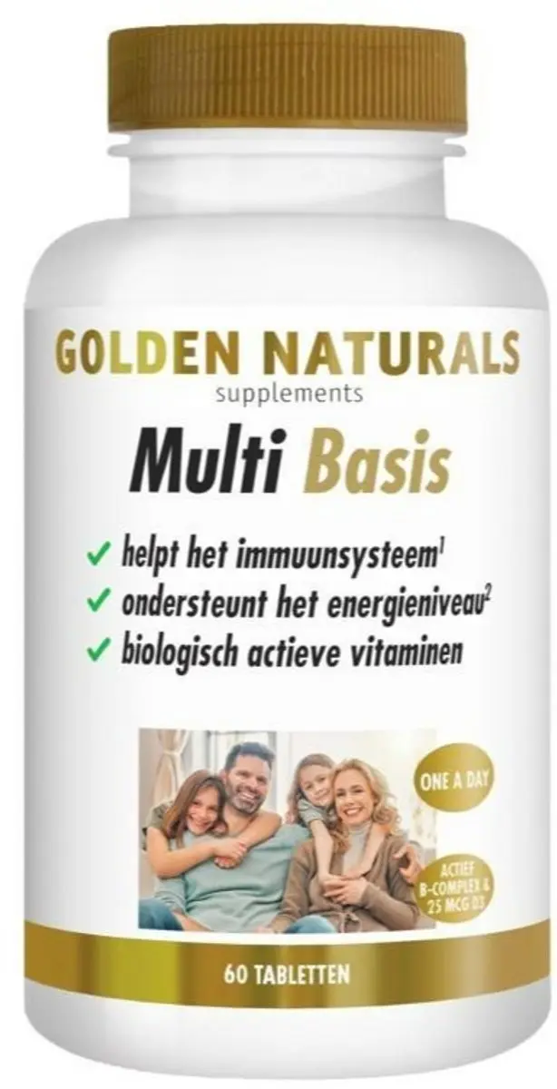 Golden Naturals Multi Basis 60 Vegetarische Tabletten