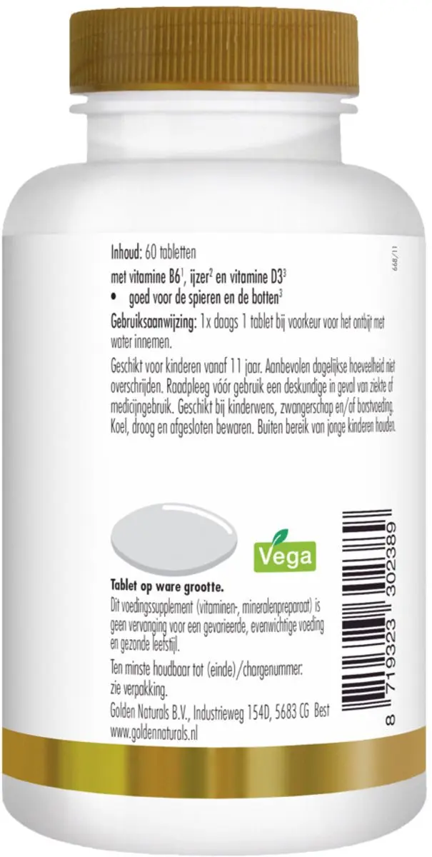Golden Naturals Multi Basis 60 Vegetarische Tabletten