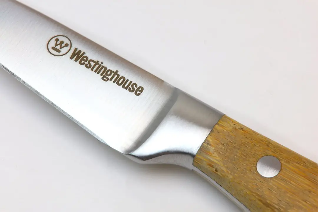 Westinghouse Koksmes 8cm - RVS - Bamboe Handvat