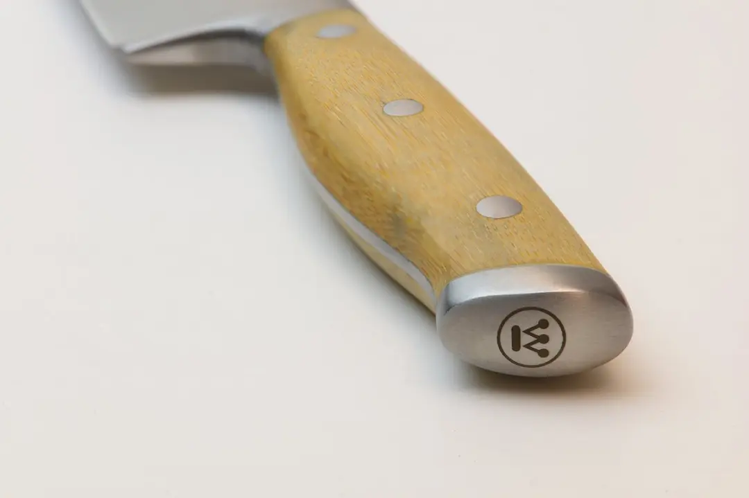 Westinghouse Koksmes 8cm - RVS - Bamboe Handvat