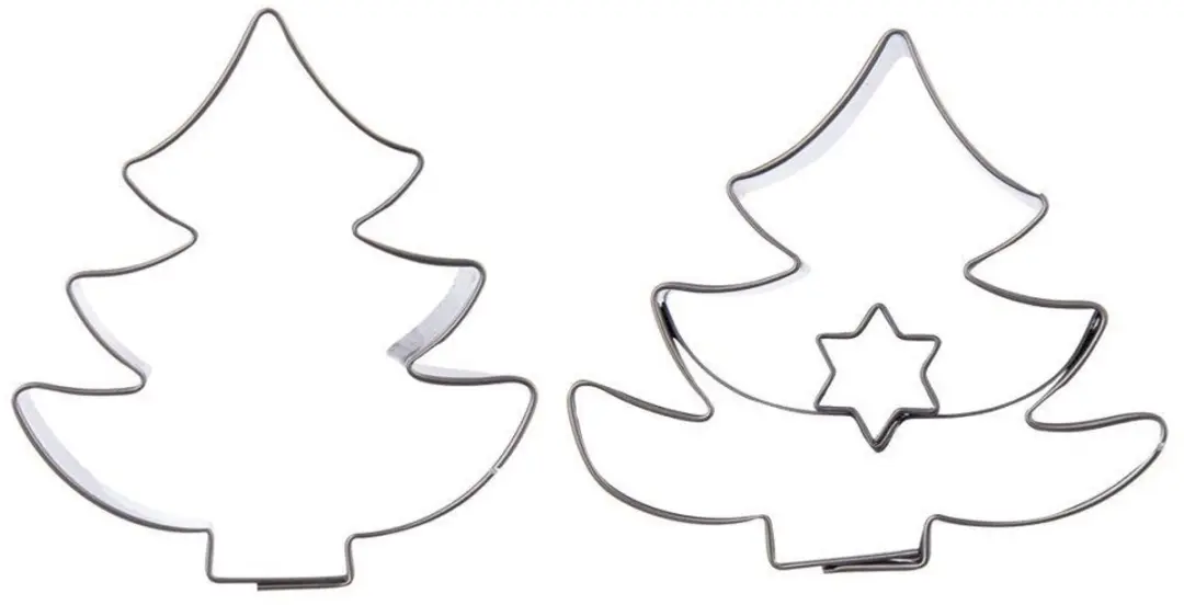 Orion RVS Kerstboom Koekjesvorm