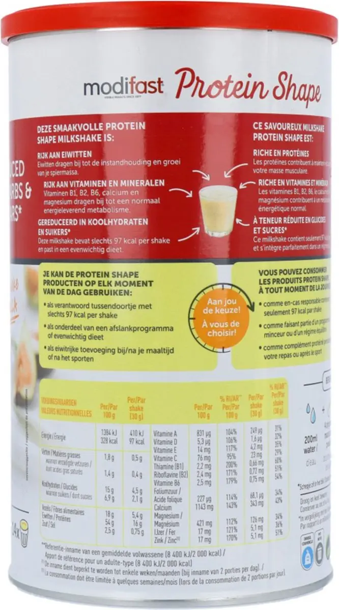 Modifast Proteine Shape Milkshake Vanille 420g