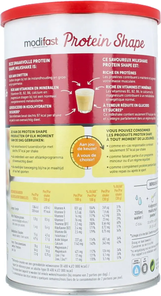 Modifast Proteine Shape Milkshake Vanille 420g