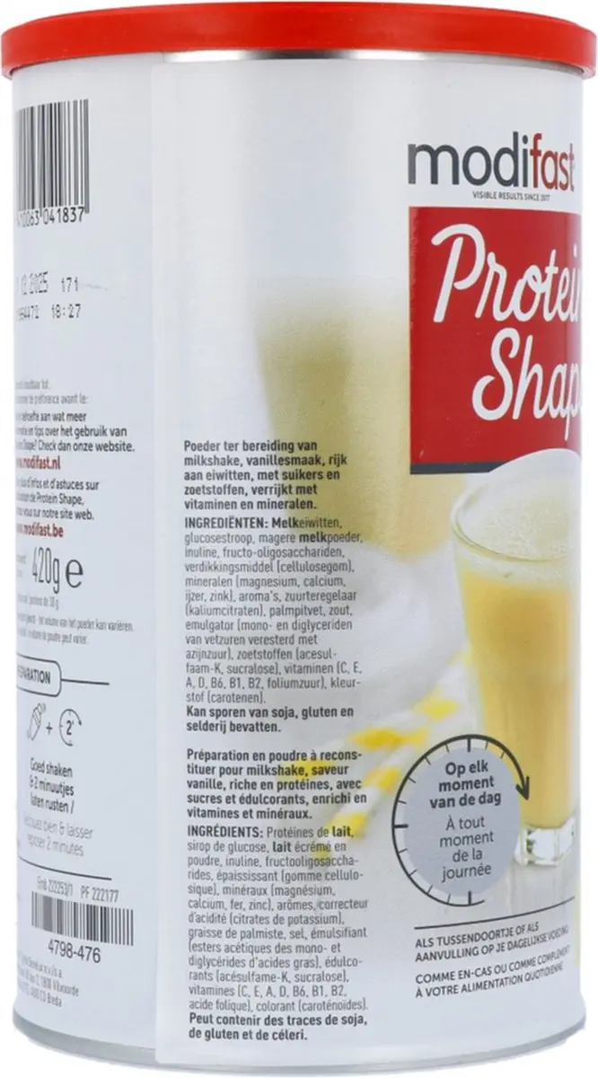 Modifast Proteine Shape Milkshake Vanille 420g