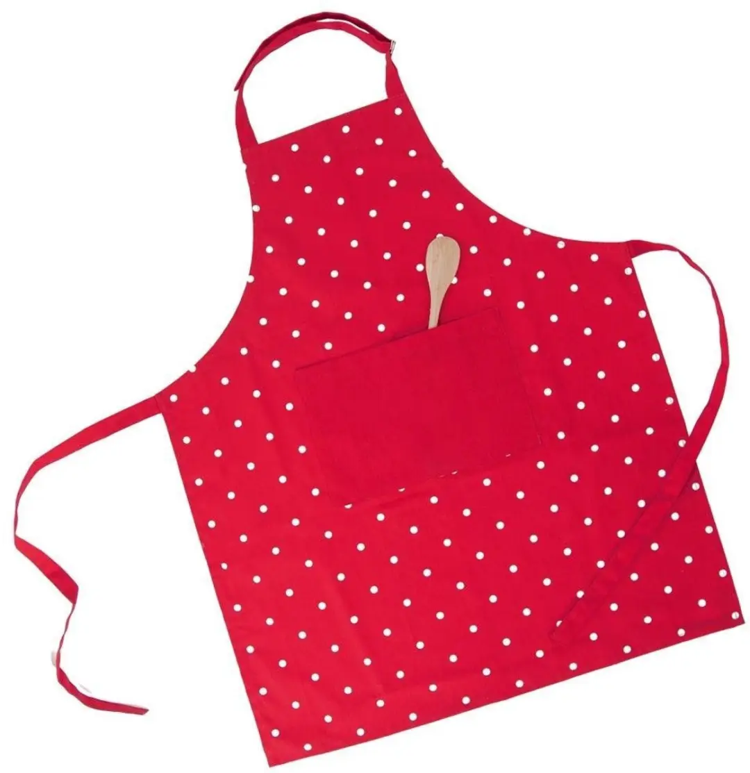 Orion TECKA Katoenen Keukenschort Rood