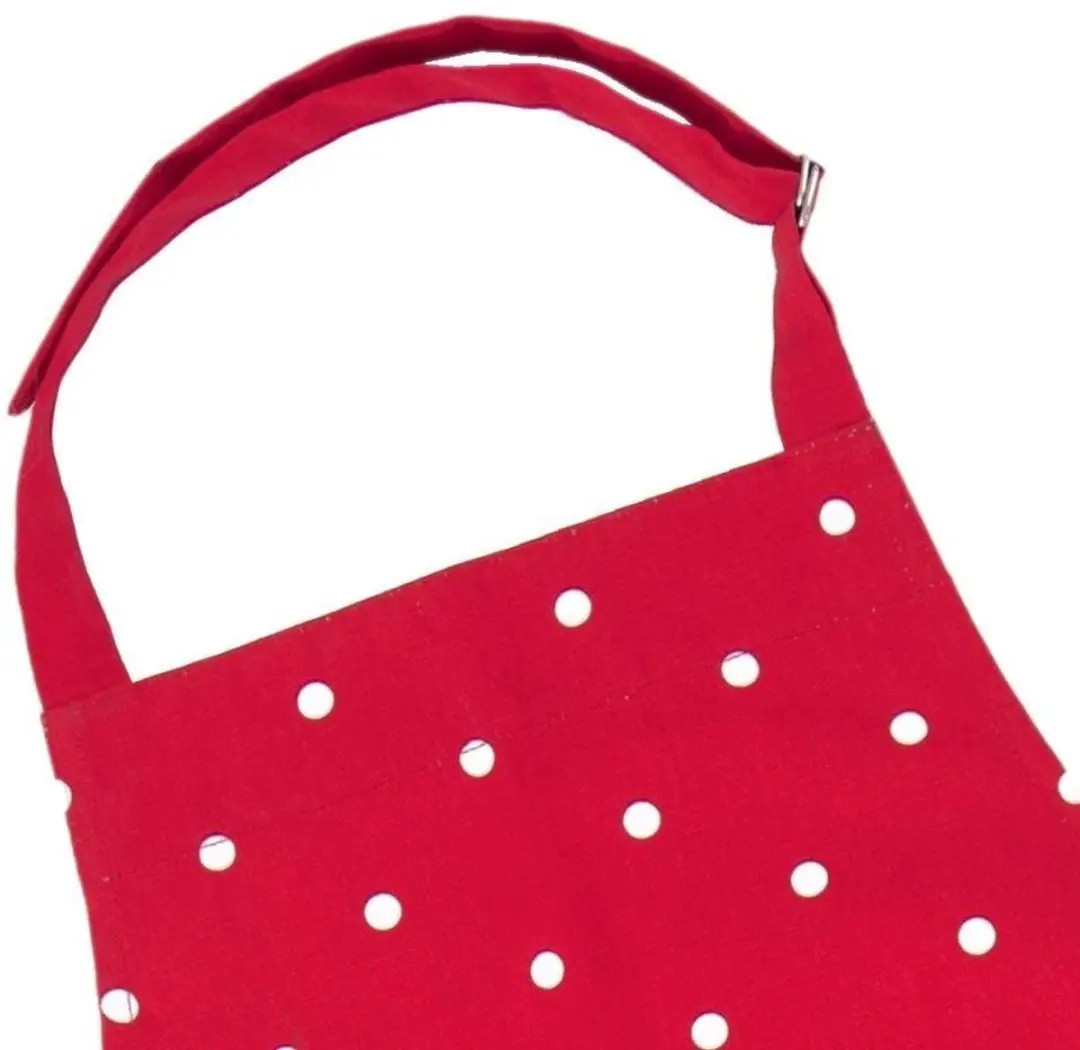Orion TECKA Katoenen Keukenschort Rood - Met Zak