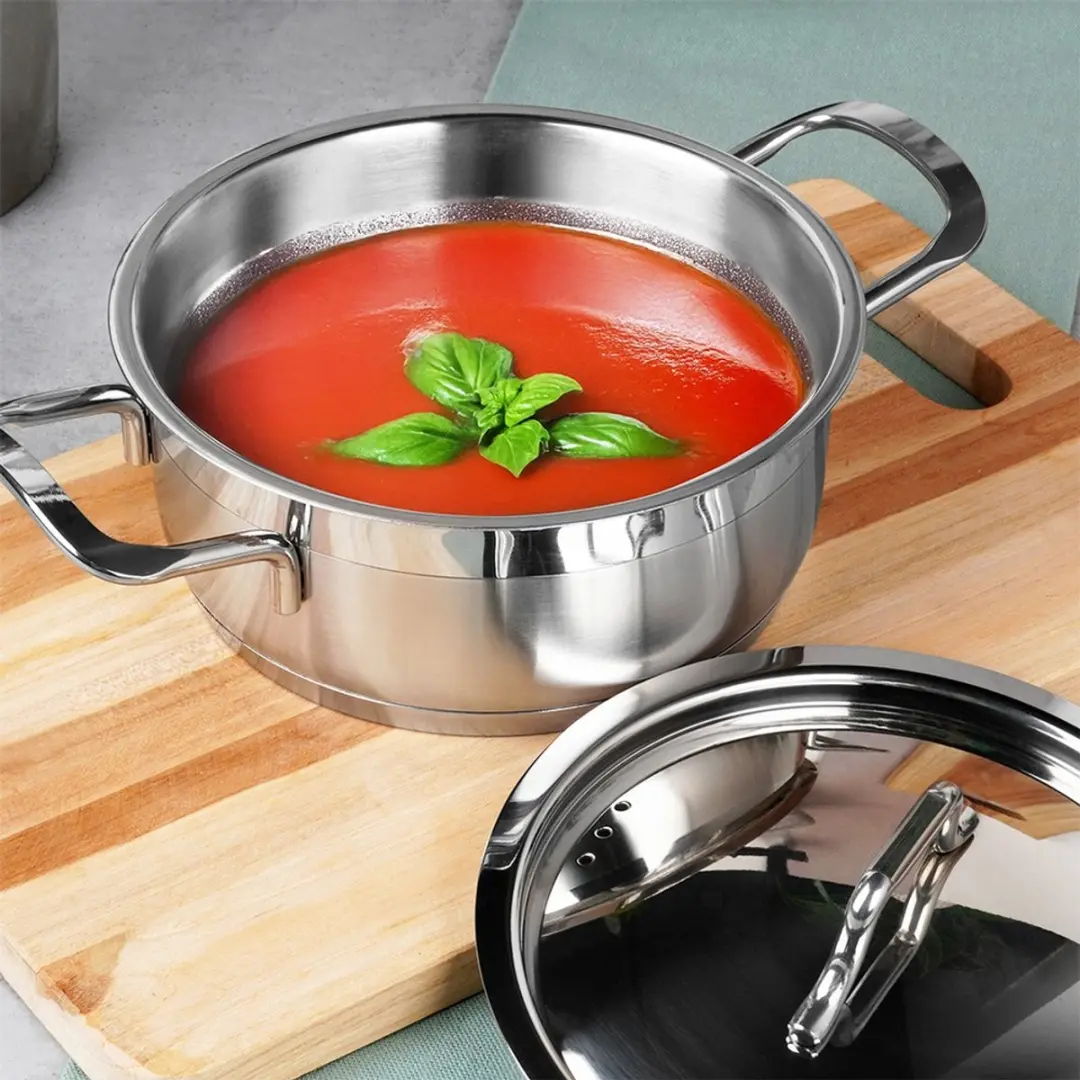 Orion Anett Serie Roestvrijstalen Pan 16cm - 1,2L - Zilver
