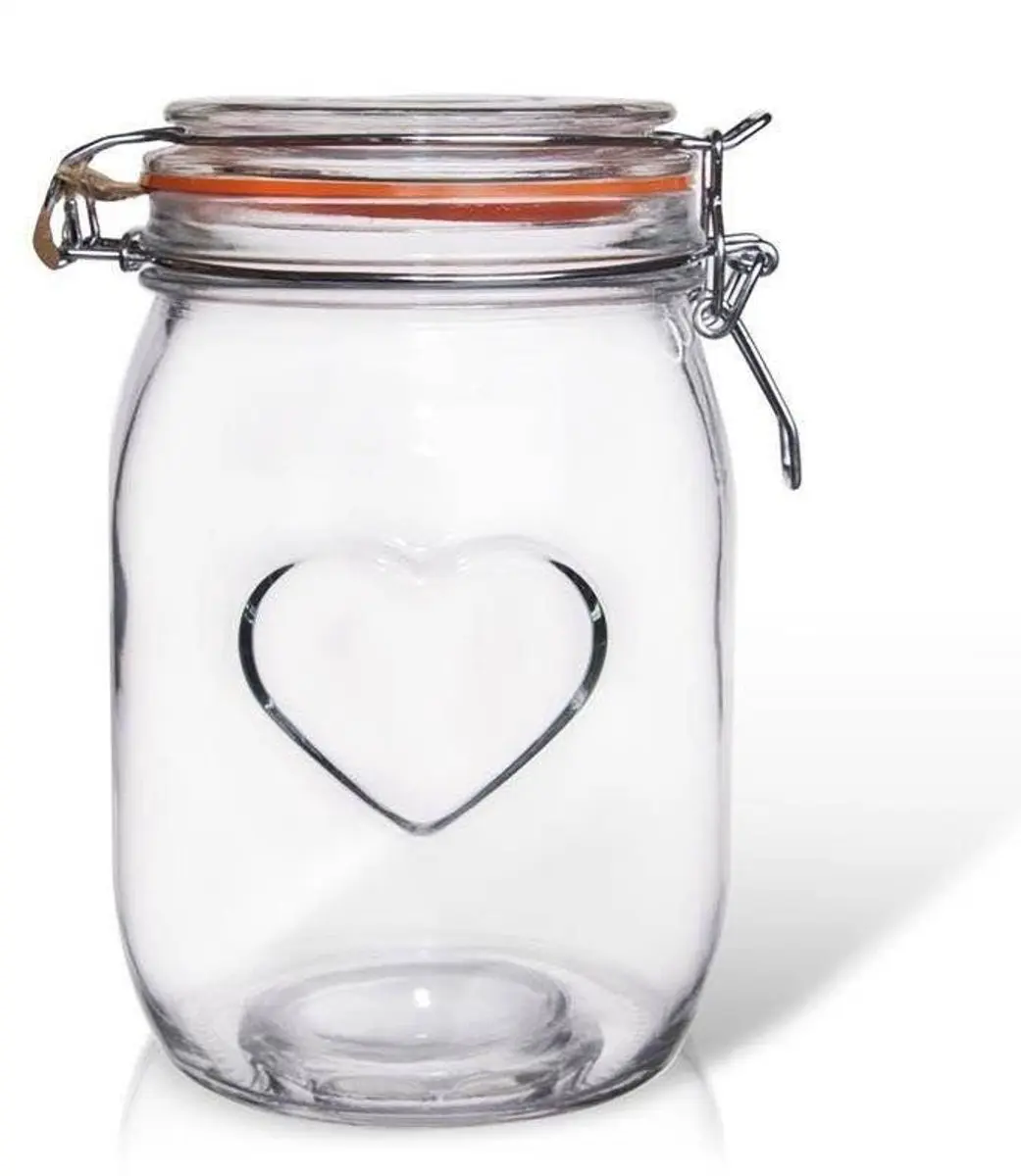 Orion Glazen Voorraadpot 1L