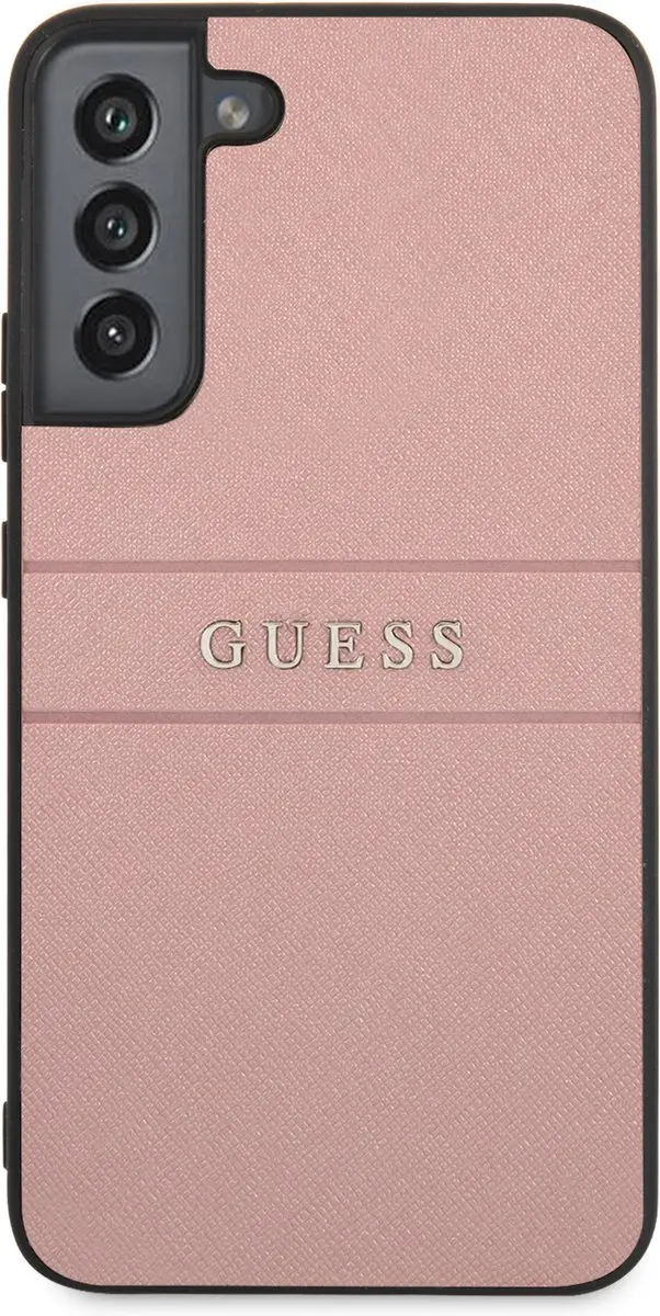 GUESS Saffiano Backcase Samsung Galaxy S22 Plus - Roze - afbeelding 3 van 6