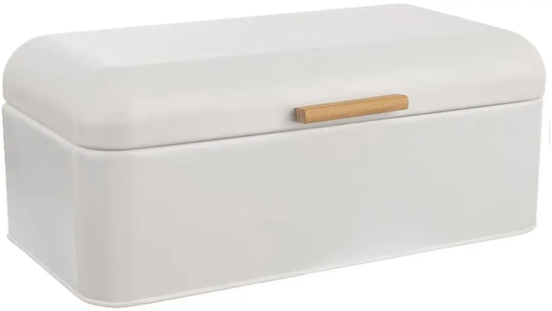 Orion Whiteline Metalen Broodtrommel Wit 42x24x16,5cm