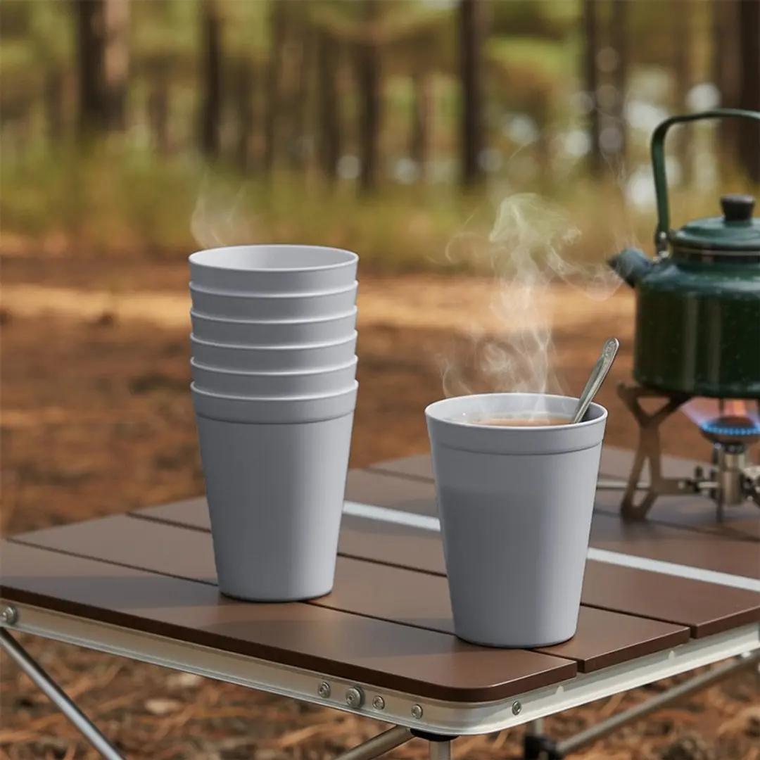 Orion Mokken Plastic Grijs 300ml - 6 Stuks