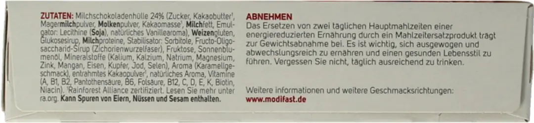 Modifast Repen Karamel 186g