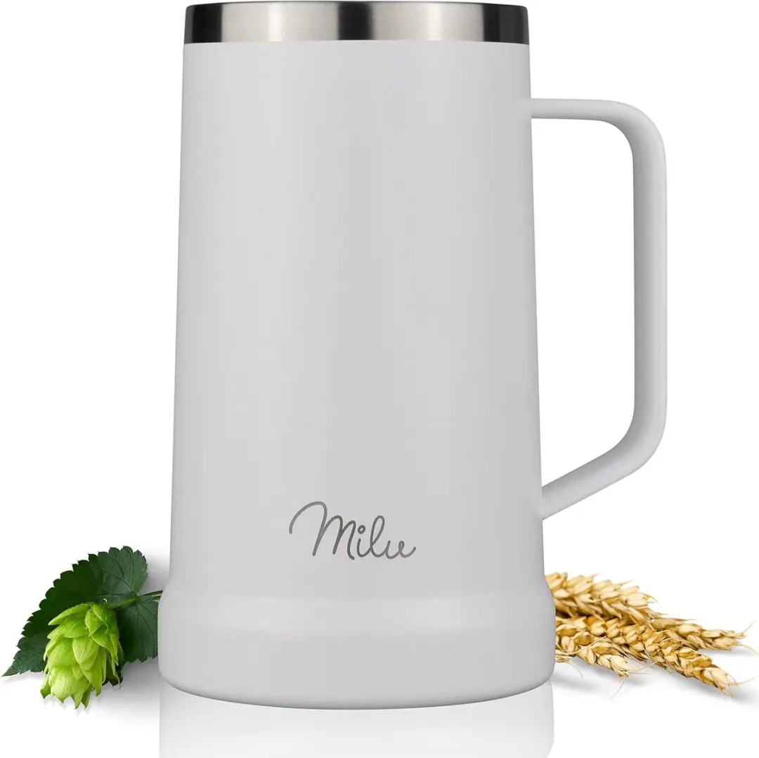 Milu RVS Bierpul met Deksel 700ml