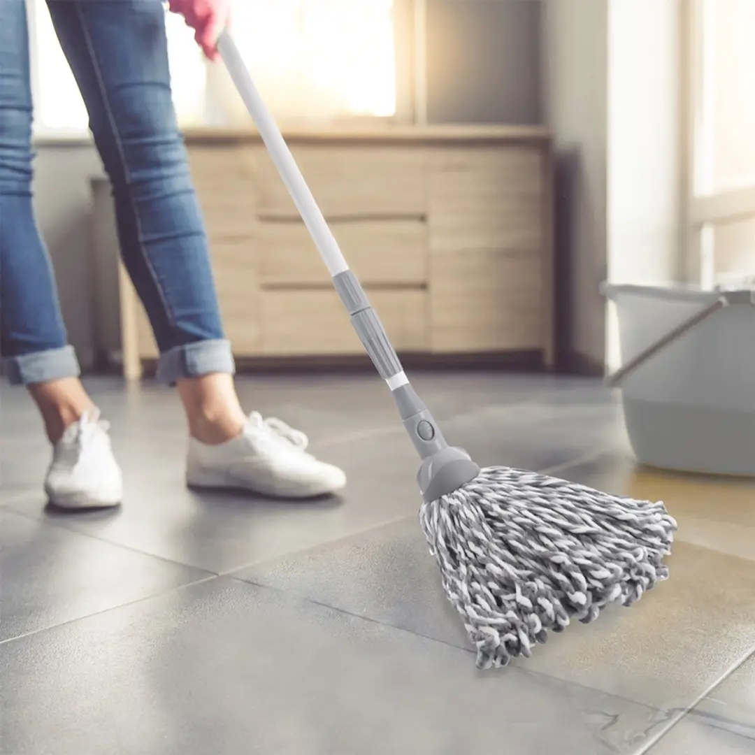 Orion Clean System Telescoop Mop- en Bezemsteel 94-158cm - Roestvrij Staal - afbeelding 4 van 6