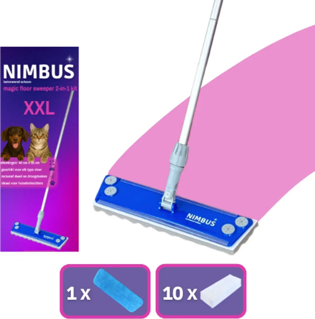 Nimbus Vloerwisser 2-in-1 Starterkit - Multicolor