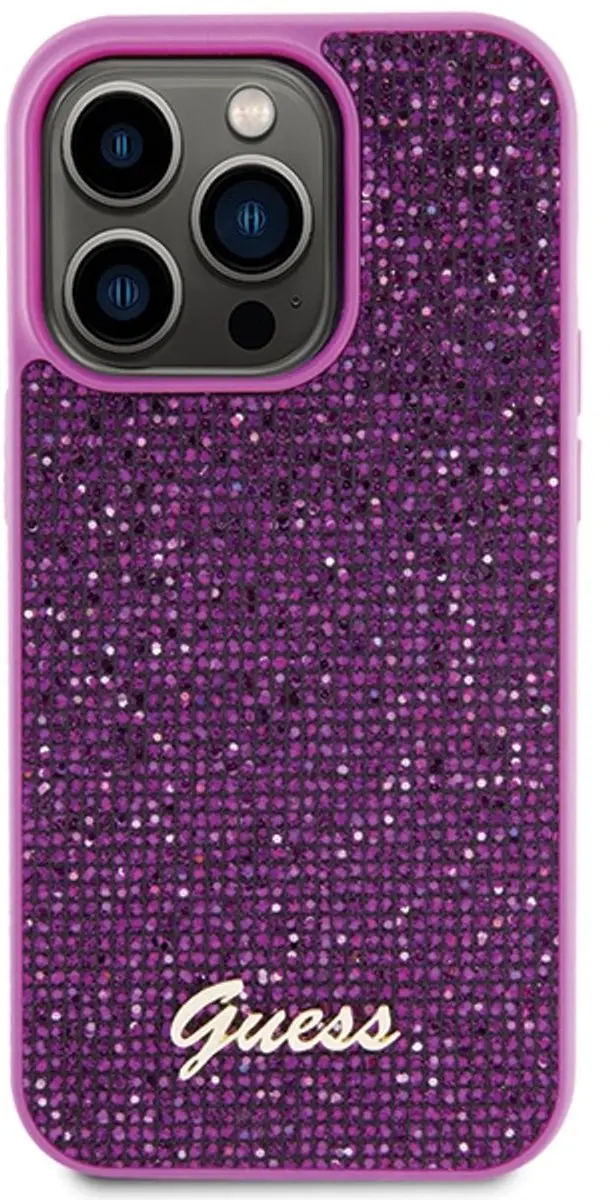 Guess Back Cover iPhone 15 Pro - Fuchsia