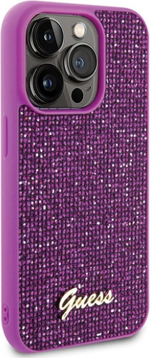 Guess Back Cover iPhone 15 Pro - Fuchsia