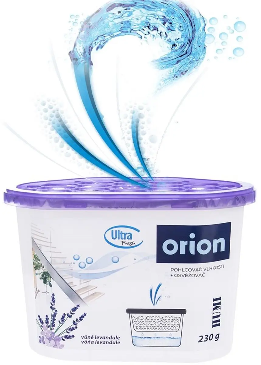 Orion Ultra Fresh 832376 Luchtontvochtiger - 1L - Lavendelgeur - Wit/Violet