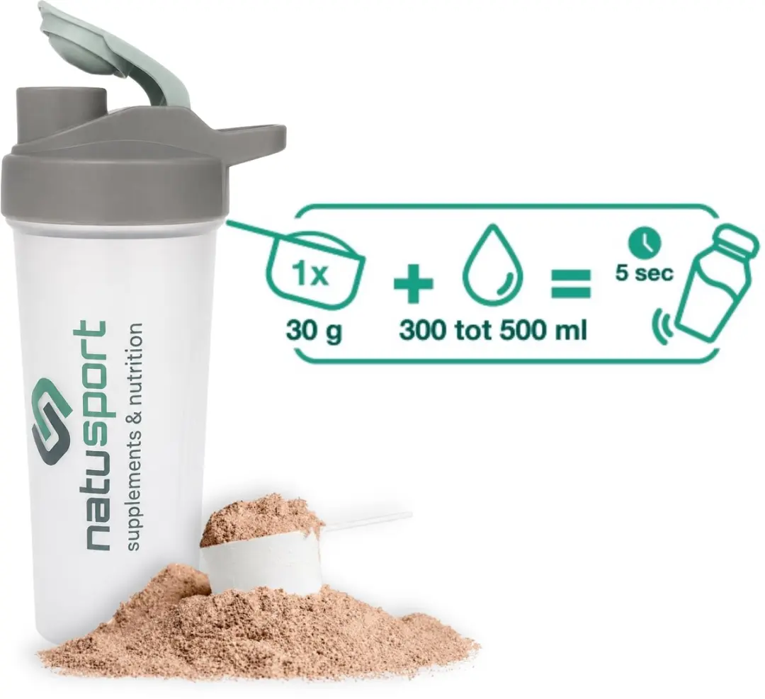 Natusport Whey Isolaat+ Eiwitpoeder Chocolade 450g