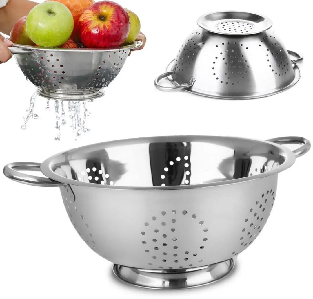 Orion Roestvrijstalen Keukenzeef 28cm