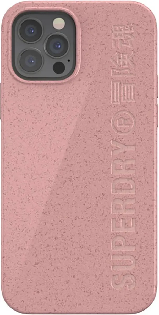Superdry iPhone 12 Hoesje Roze - mpn-8718846086257