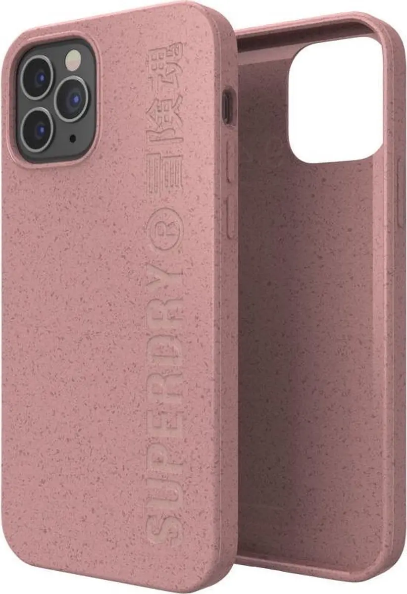 Superdry iPhone 12 Hoesje Roze - mpn-8718846086257