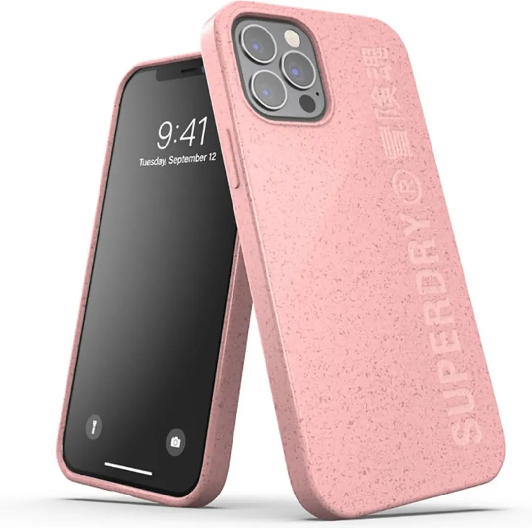 Superdry iPhone 12 Hoesje Roze - mpn-8718846086257