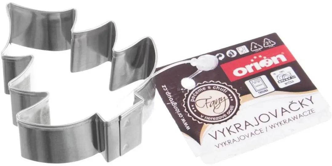 Orion Roestvrijstalen Kerstboom Koekjesvorm 4,6 cm - Zilver