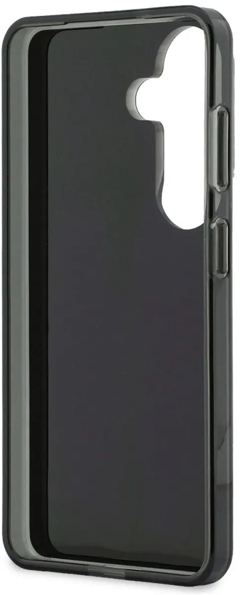 Guess IML Big Metal 4G Hoesje - Samsung Galaxy S26 - Zwart GUHCP16SP4GSBLK