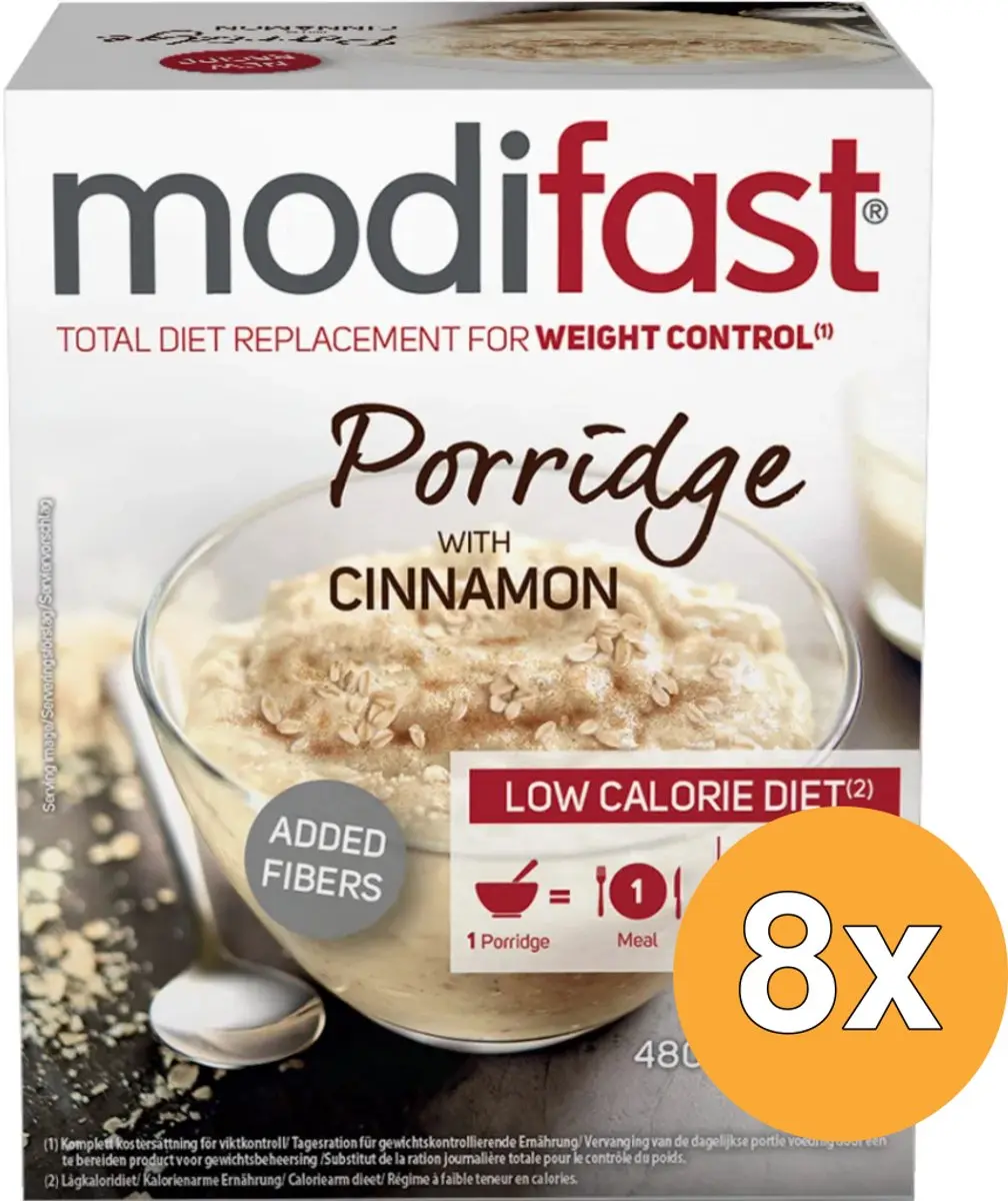 Modifast Weight Control Porridge - 8x480g Voordeelverpakking