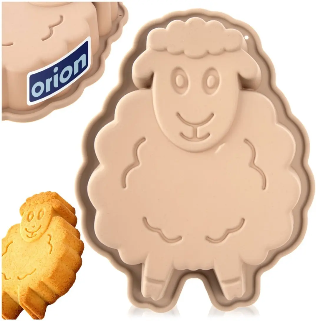 Orion Silicone Schaap Bakvorm 20x16x4,5cm - Beige