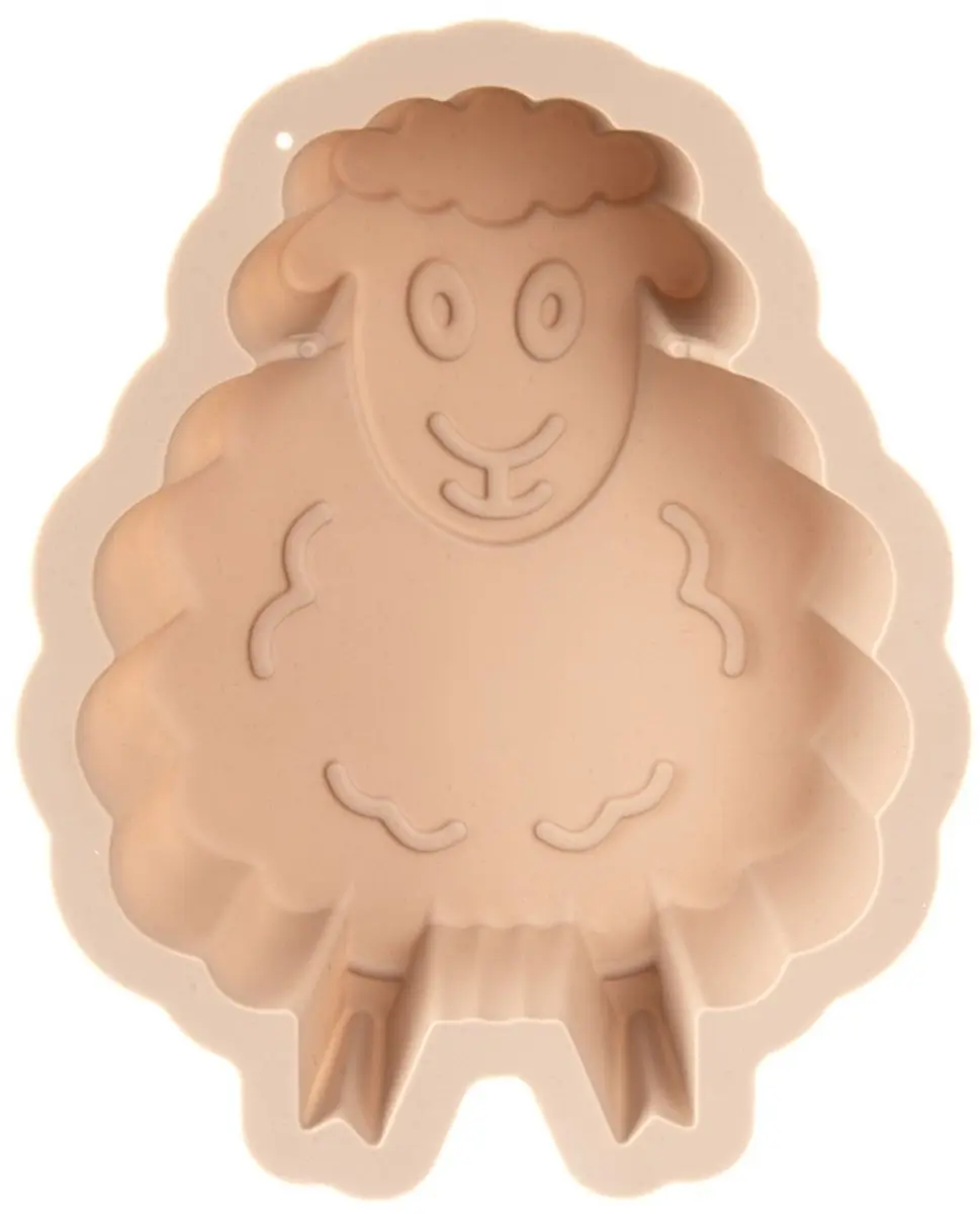 Orion Silicone Schaap Bakvorm 20x16x4,5cm - Beige - afbeelding 6 van 6