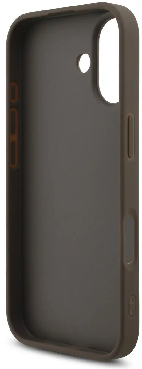GUESS 4G Metal Logo Hoesje iPhone 17 - Bruin
