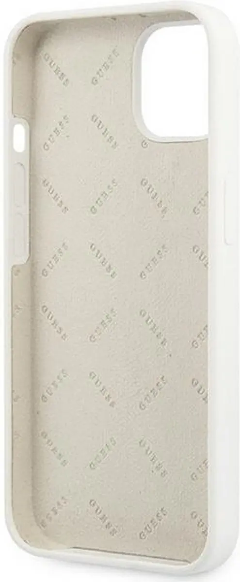 GUESS Silicone Back Case - iPhone 13 Mini - Wit