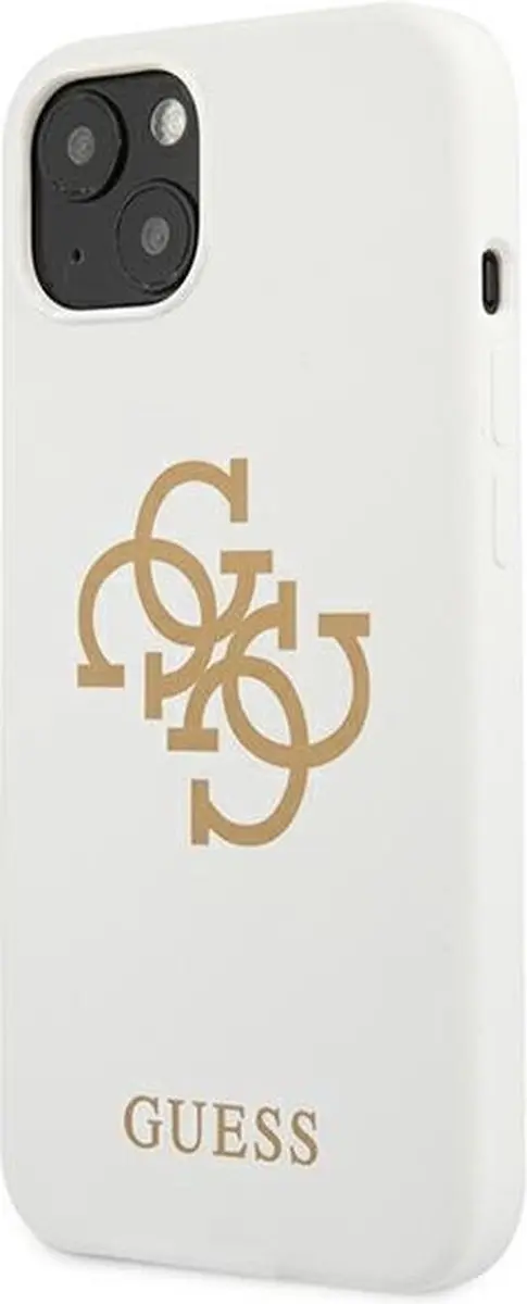 GUESS Silicone Back Case - iPhone 13 Mini - Wit - afbeelding 6 van 6