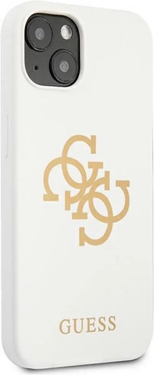 GUESS Silicone Back Case - iPhone 13 Mini - Wit
