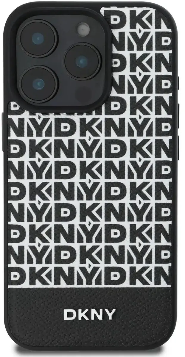 DKNY Backcover iPhone 16 Pro - MagSafe - Zwart
