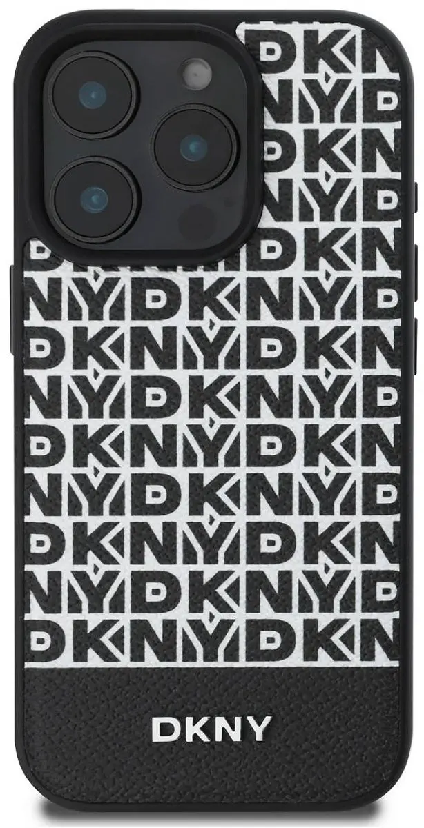 DKNY Backcover iPhone 16 Pro - MagSafe - Zwart