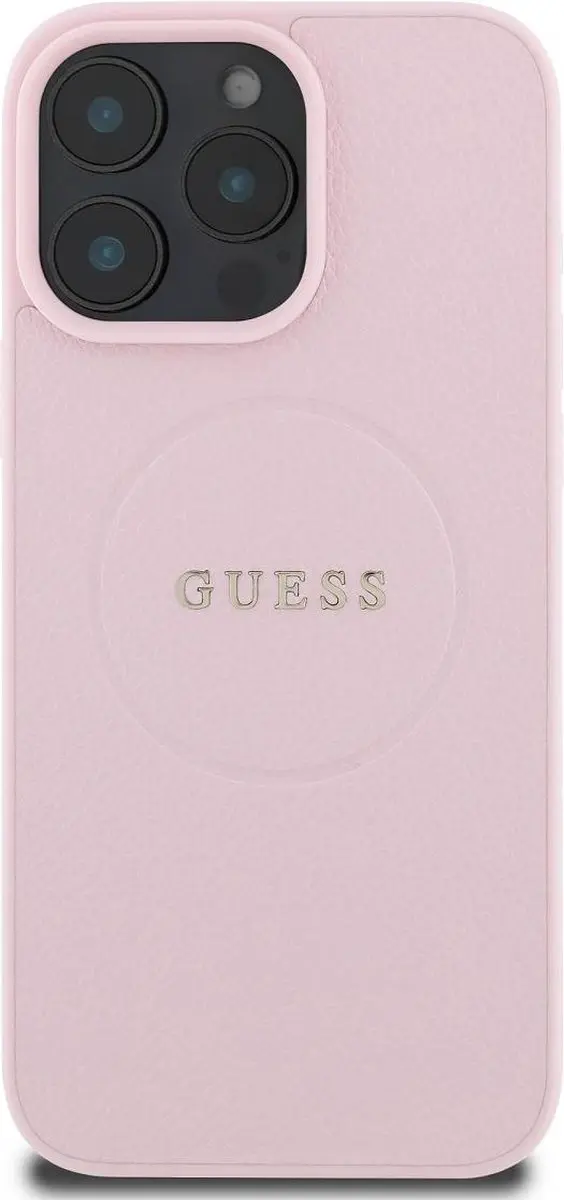 GUESS Backcover iPhone 16 Pro Max MagSafe - Roze