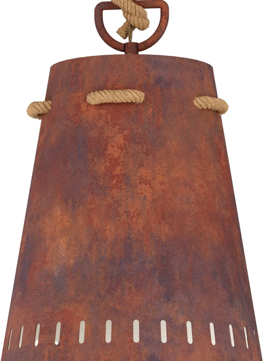 Eglo Meopham Hanglamp E27 Ø24cm - Roestbruin - afbeelding 4 van 6