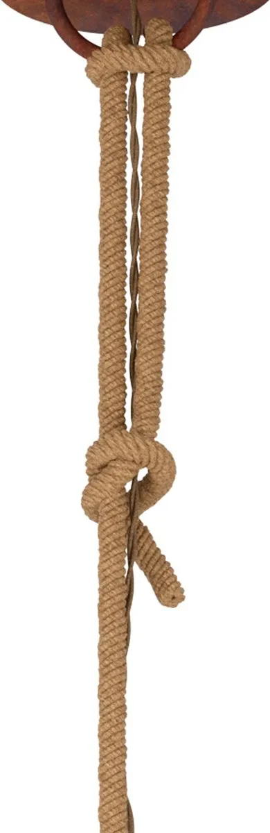 Eglo Meopham Hanglamp E27 Ø24cm - Roestbruin - afbeelding 3 van 6