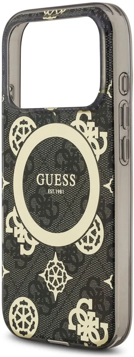 GUESS Telefoonhoesje iPhone 17 Pro Max MagSafe - Zwart