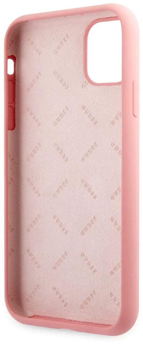 GUESS Silicone Backcase iPhone 11 - Roze - MPN 7312