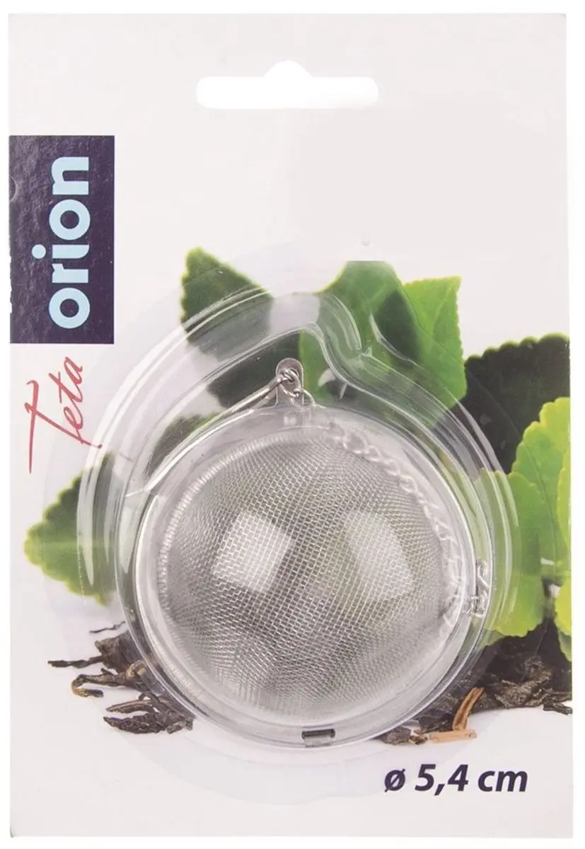 Orion Theezeef Staal 5,4cm - Zilver