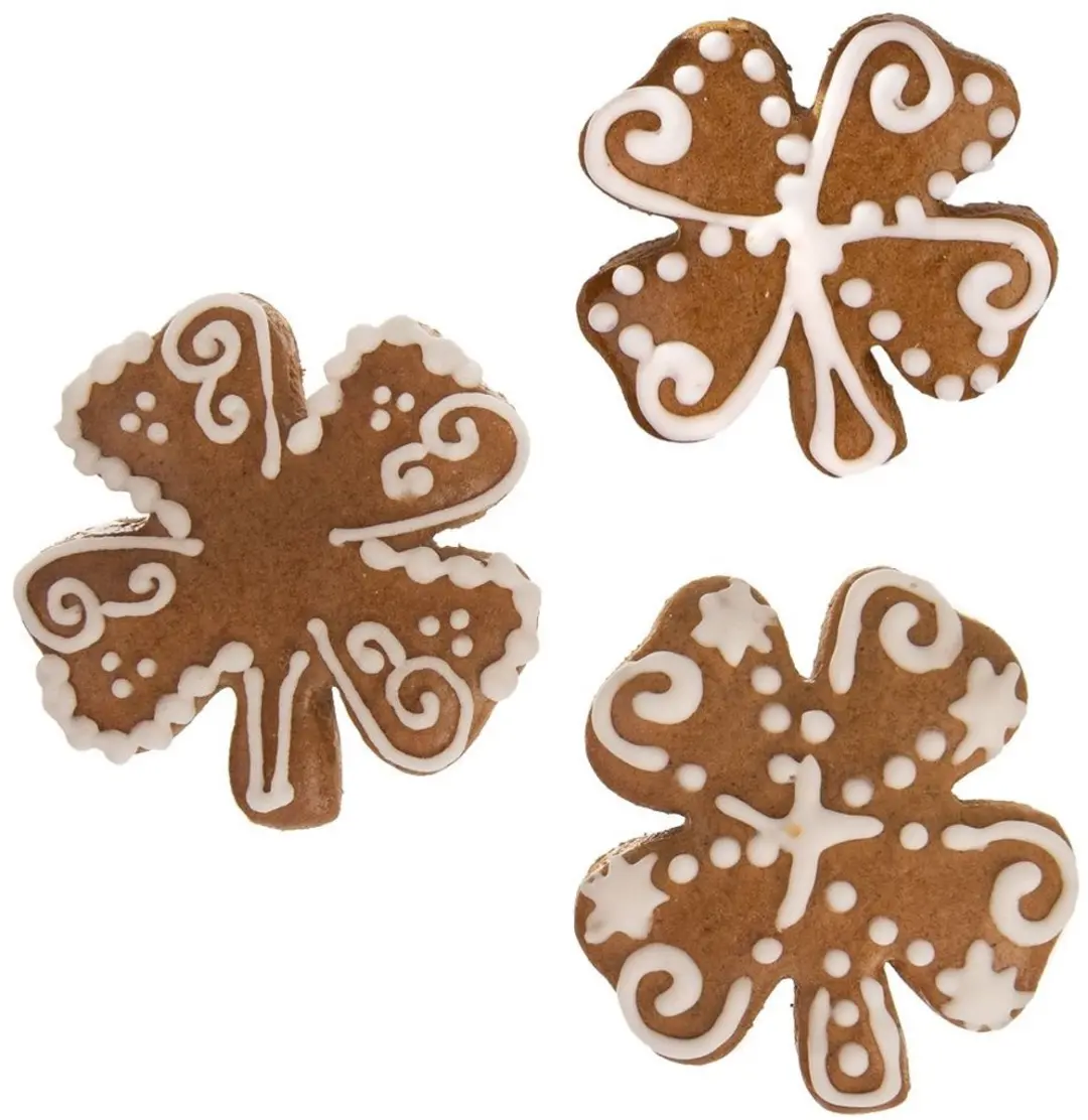 Orion Stalen Koekjesvorm Klaver 6cm - Zilver - afbeelding 3 van 3