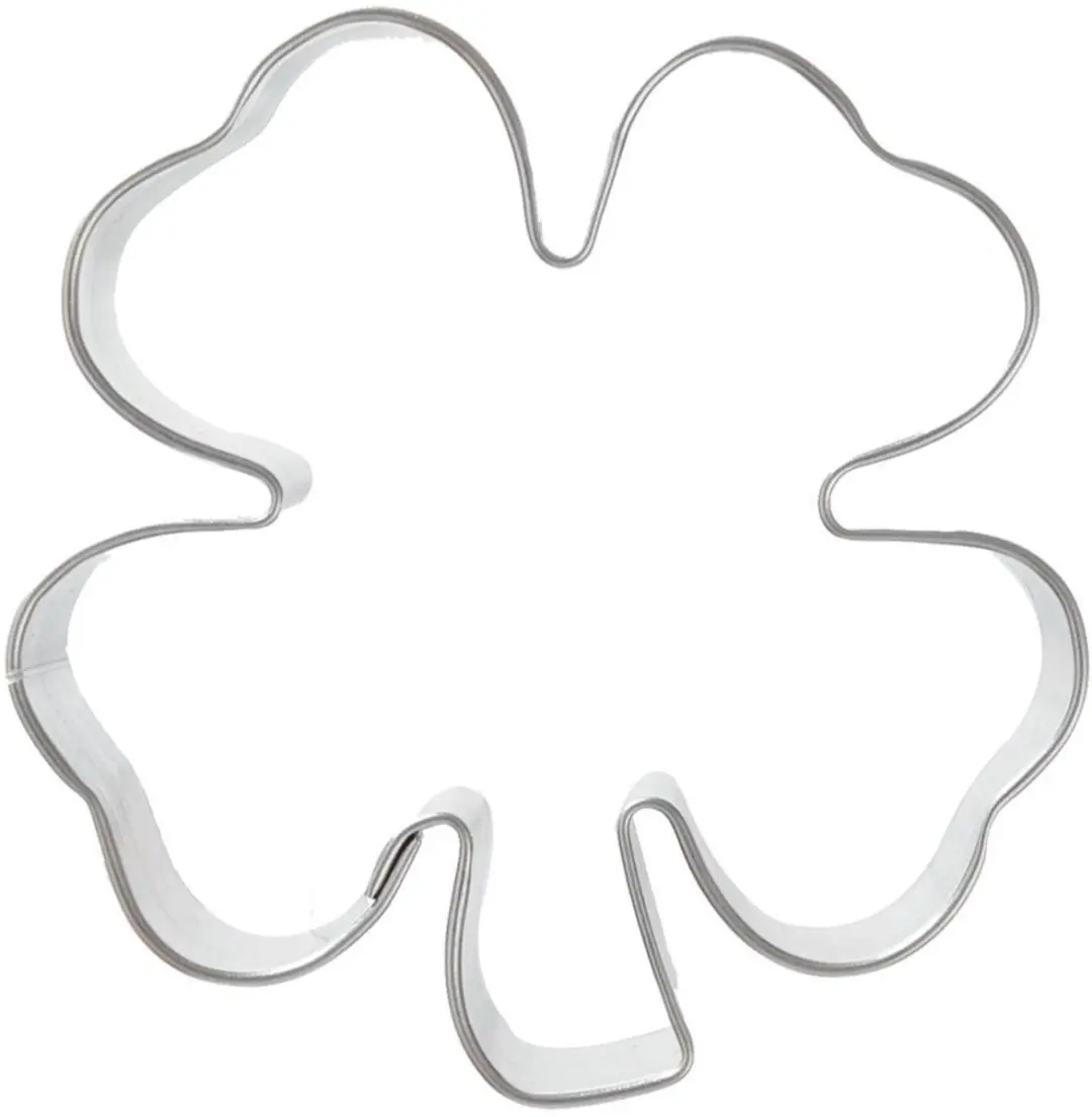 Orion Stalen Koekjesvorm Klaver 6cm