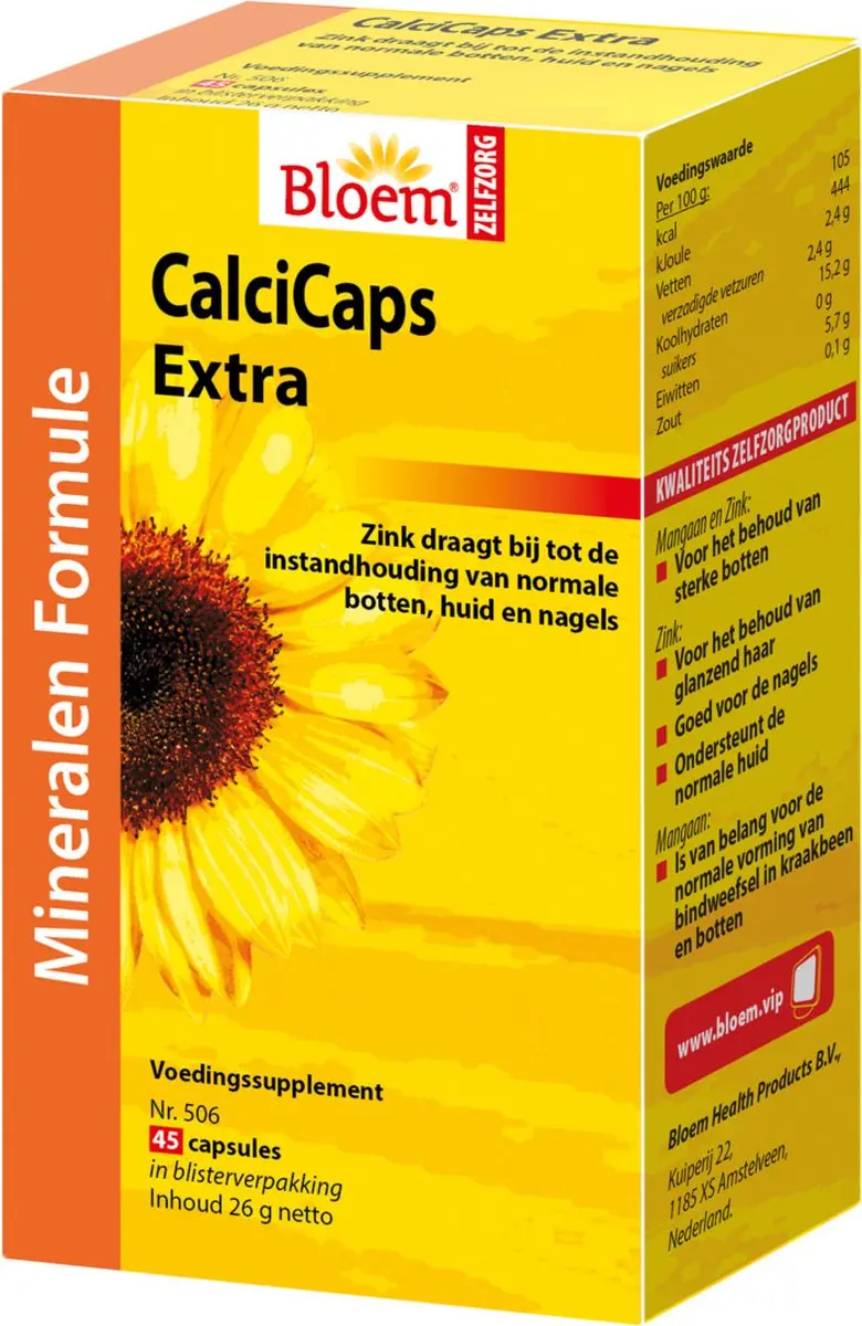 Bloem Calcicaps Forte Mineralen