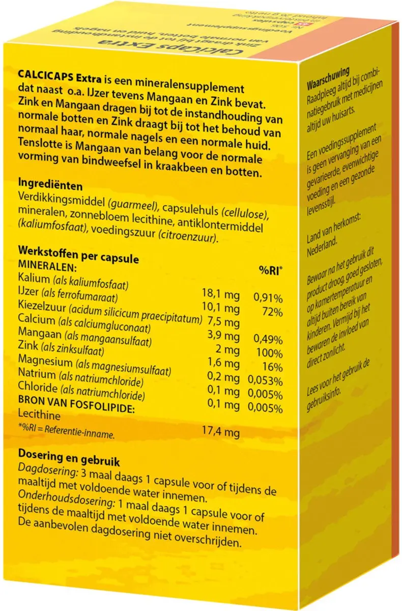 Bloem Calcicaps Forte Mineralen - 45 Capsules