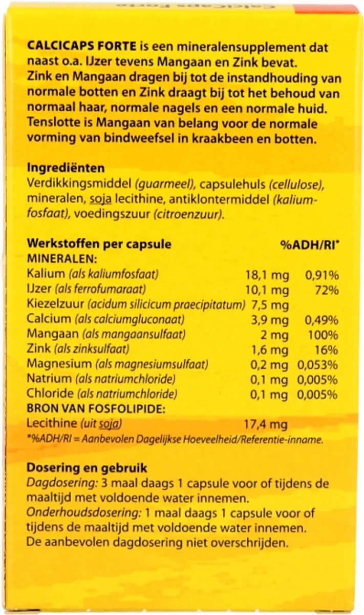 Bloem Calcicaps Forte Mineralen - 45 Capsules