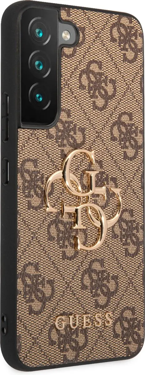GUESS Golden Logo Hoesje Samsung Galaxy S22 - Bruin - afbeelding 6 van 6